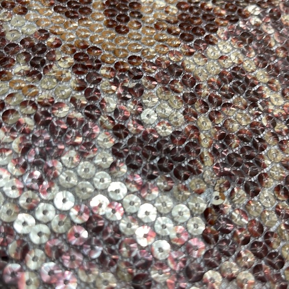 Cache Sequined Animal Print Top - Sz M - Picture 2 of 6